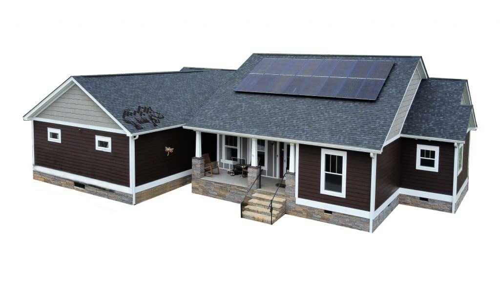 house in asheville with solar panels