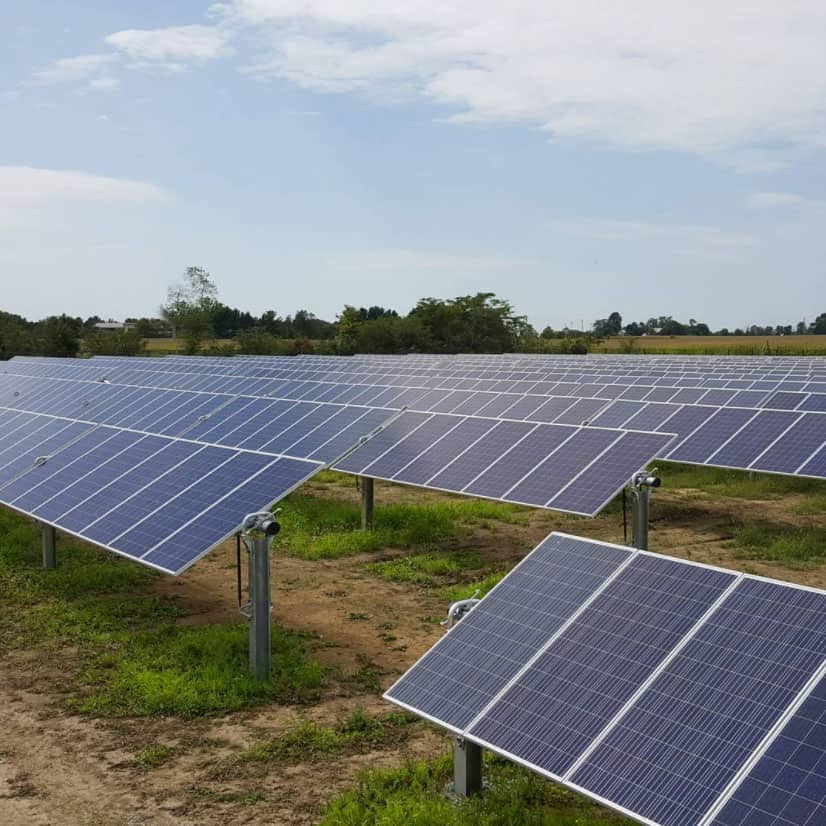 ground mounted solar system